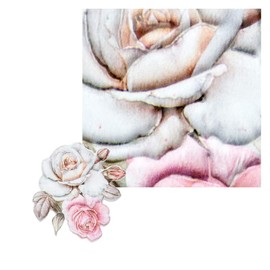 Ideen mit Herz Sticker sheet 3D relief stickers, high-quality embossed with 3D effect, DIN A4 sheet with various motifs (Baroque frame 1)