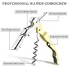 HYZ 2-Pack Wine Opener Waiter Corkscrew, Professional Wine Key for