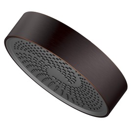 AULEEND，high pressure shower heads，with Anti-Clog Rubber Jets - 360° Rotation Adjustable Shower Head -7.87inches (ORB)