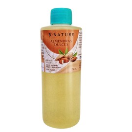 Aceite de almendras dulces BNature 250 ml corporal vegetal puro natural prensado en frio