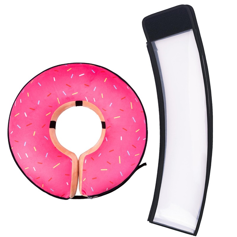 Transparent Shield Accessory for Inflatable Dog Cone Collar,Clear Shield Replacement