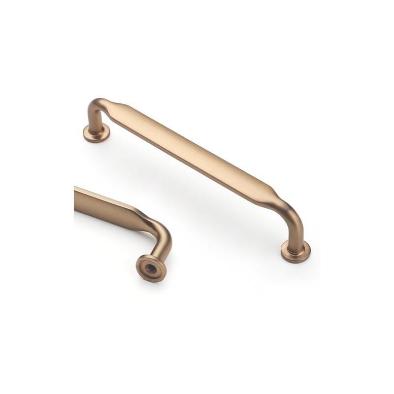 Asidrama 10 Pack 5 Inch(128mm) Champagne Bronze Kitchen Cabinet Handles,