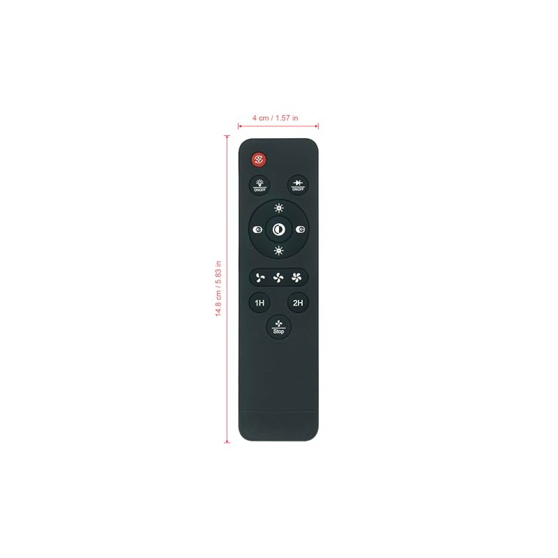 AULCMEET Replacement Celling Fan Remote Control Compatible with PINFM Light