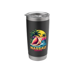 Nassau Bahamas Beach Caribbean Vacation Travel Stainless Steel Insulated Tumbler