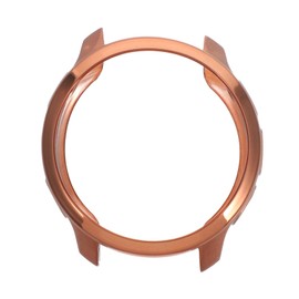 jojofuny Electroplated Protective Watch Cover Frame Compatible Rose Gold TPU Case for Smartwatch Scratch-Resistant Design Easy Access to Buttons and Sensors