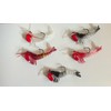 soft shrimp fishing lure 5 piece set saltwater pre rigged