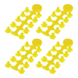 EMSea Pack of 40 Floss Caps Bait Stop Rings Aperture 1 mm Compatible with Korda Braid Needle Compatible with Korda Fine Needle for Assembling Boilies Rubber Rings