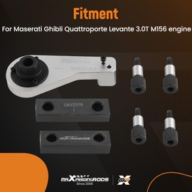 maXpeedingrods Engine Timing Tool Kit for Maserati Ghibli Quattroporte Levante 3.0T M156B M156C M156D Engine, Camshaft Timing Locking Tool Set Replacement Number 900028263 900028363, 7PCS