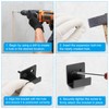 PATIKIL Tile Hanger Brackets 1.6x1.4"", 6 Set U Wall Mounted