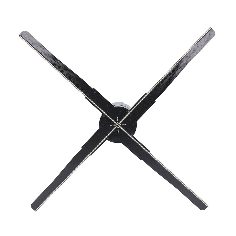 3D Holographic Projector Advertising Display 45cm 4 Blades Fan 2000x510