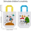 Fabric Bag Set DIY Graffiti Bags 6 Pieces 12 Patterns