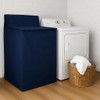 Heavyweight Zippered & Quilted Washing Machine Cover (blue)