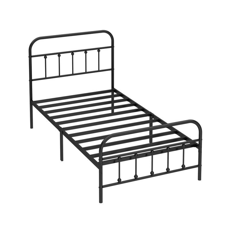Kujielan Metal Bed Frame - Structurally Stable Heavy Duty Steel