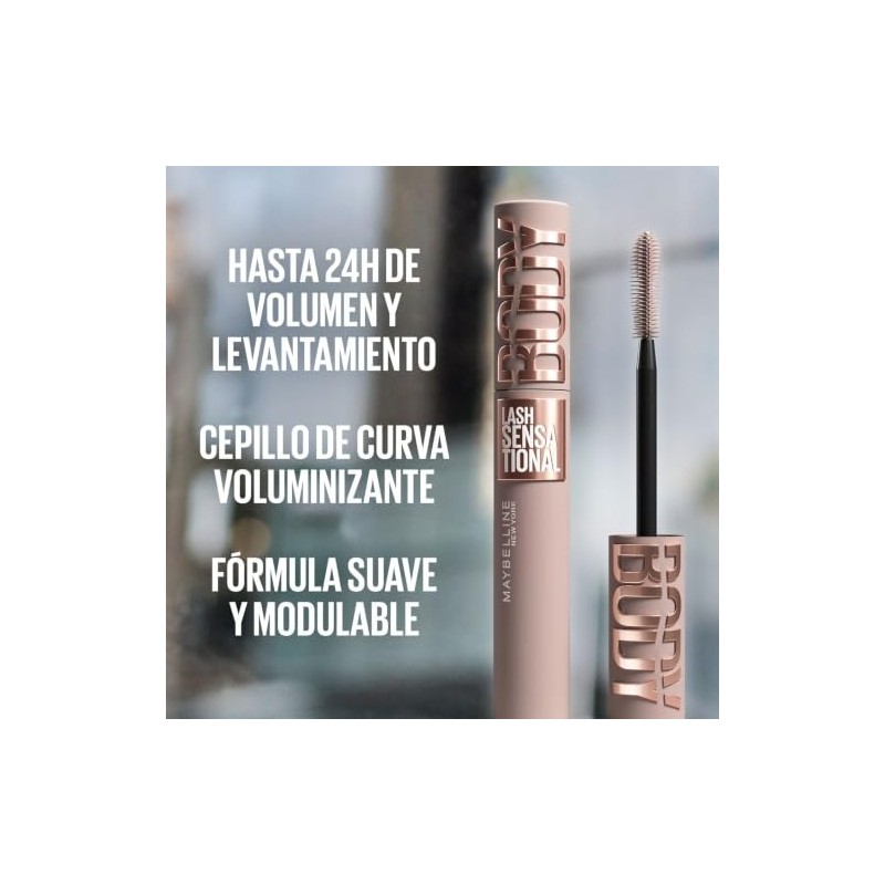 Maybelline Body Máscara de pestañas waterproof, volumen y longitud por