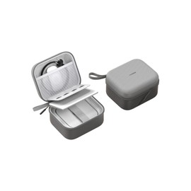 Hagibis Electronic Organizer Travel Case Bag for Mac mini M4/M4 Pro 2024, Portable Carry Case for Cable, Charger, SD Card, Mouse, USB Flash Disk (Grey)