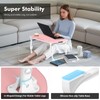 Lap Desk for Bed Adjustable Height, Foldable Bed Table with
