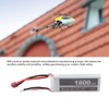 LiPo Battery Pack 11.1V 3S 1800mAh 25C Rechargeable LiPo Battery