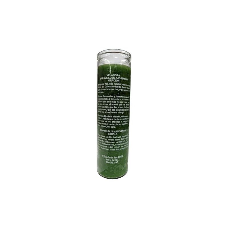 Generic Male Garlic (Ajo Macho) 7 Day Green Candle