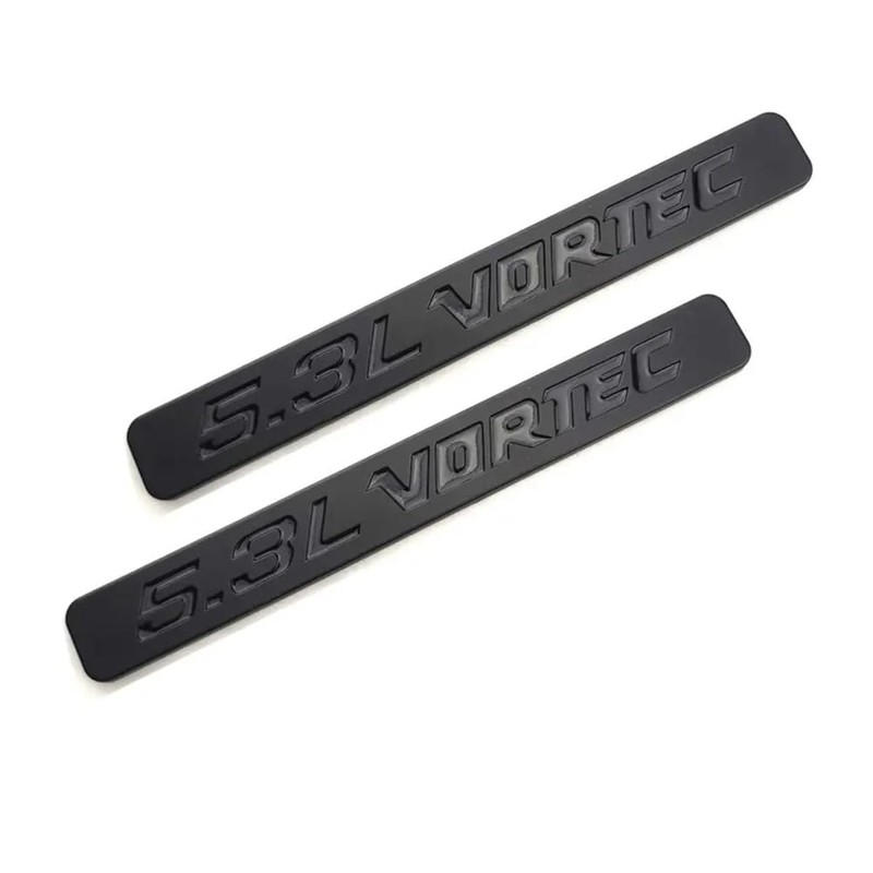 Hood Door Side Emblems Engine 3D Badge Nameplate Decals Fits
