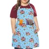 LOLOMLO Oversize Canvas Cotton Apron, Extra Large Aprons with Long