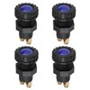 YINETTECH 4-Piece Car Indicator Lights Panel Indicator Light Ignition /