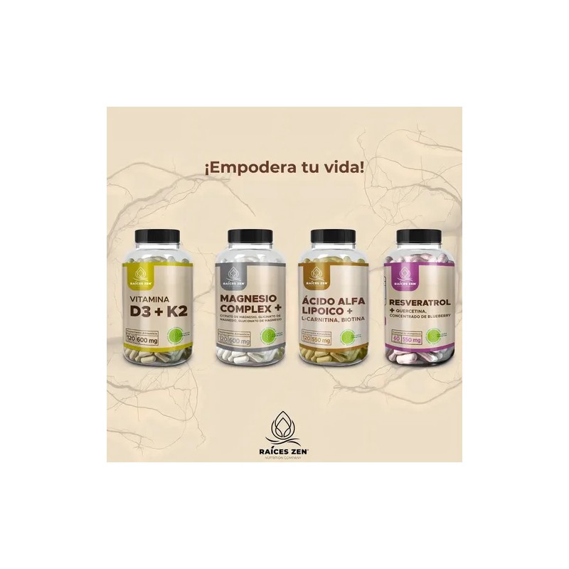 Omega 3 Raíces Zen Platinum 2000mg 120 Cápsulas Sin Sabor