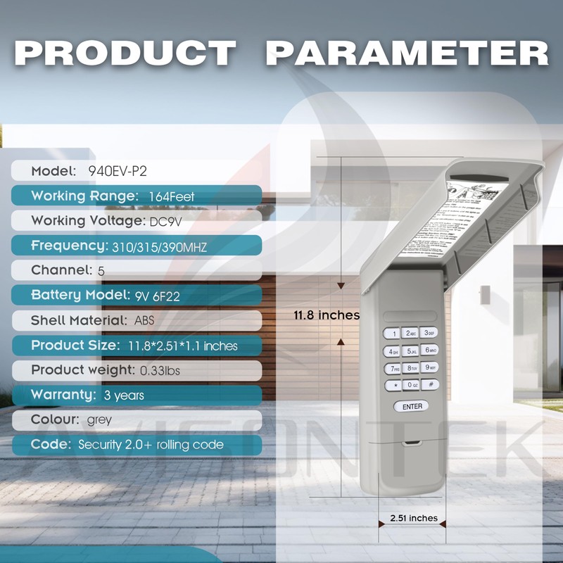 1Pack - Chamberlain Garage Door Opener Keypad 940EV-P2 940ESTD Security+