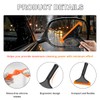 KVAEY Small Silicone Window Squeegee, 5.9 Inch Car Windshield Water