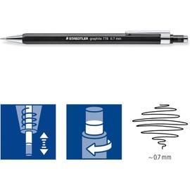 STAEDTLER Graphite Mechanical Pencil 0.7mm Black