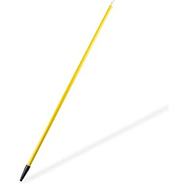SPARTA 4022004 Spectrum Fiberglass Broom Handle, Mop Handle, Replacement Handle With Acme Threaded Tip For Commercial Cleaning, 60 Inches, Yellow, (Pack of 12)