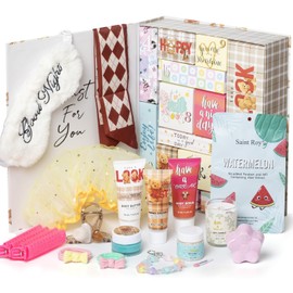 Luxury Surprise Bath & Body Box Beauty Advent Calendar, 17-Pcs Spa Gift Set with Hand Creams, Lip Mask Gift Basket for Women sweety Advent Calendar Beauty Bath surprise box for adults Teens Girls