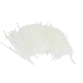 100 x White Cable Ties 100Mm X 2.5Mm Zip Ties