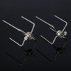 2PCS Multifunctional Stainless Steel BBQ Fork Grill Fork Roast Spit