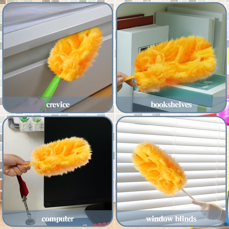 Vesici 100 Pcs Duster Refills Compatible with Swiffer Dusters Bulk