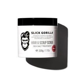 Slick Gorilla Scalp Scrub with Sea Salt, Exfoliating Cleanser for Oily Hair & Build Up, Deep Cleansing Head Scrub & Scalp Treatment, Detox Care for Fresh Roots, and Healthy Looking Hair