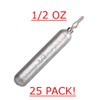 Reaction Tackle- Lead Drop Shot Weights - dropshot sinkers, 1/2