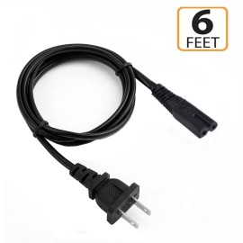 myw-tech AC Power Cord Cable Adapter Lead for Singer 8090 8763 Curvy 8770 Sewing Machine