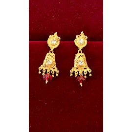 Unbranded  Indian Ethnic Bollywood Gold Plated Small Jhumka Jhumki Earrings Bridal Jewelry