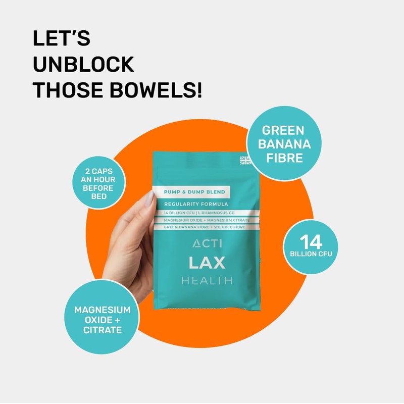ACTI LAX – Magnesium & Probiotic Supplement | Natural Constipation