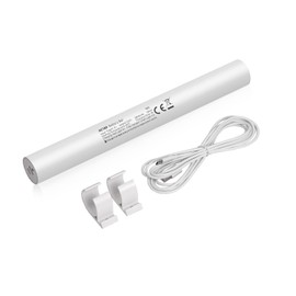 Rollerhouses 12.6V Lithium Ion Rechargeable Pack Wand - Power and Charge Blinds, Shades Curtains - 2600mAh, Output 5V 1A, Easy to Install - Includes Wall Mounting Clips,Type-C Cable