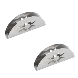 2 Pcs Napkin Holders Stainless Steel Tissue Dispensers Minimalistic Napkin Stands for Kitchen Countertops Dinner Tables