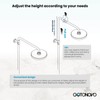 gotonovo Polished Chrome Exposed Pipe Bathroom Shower System Wall Mount