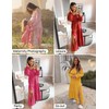 ZESICA Women's 2025 Boho Sexy Off Shoulder Long Sleeve Smocked