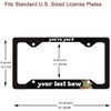 2 Pack Funny Cowboy Frog License Plate Frames, Stainless Steel