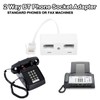 HAWAKA Telephone Splitter 2 Way BT Phone Socket Adapter RJ11