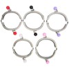 8.5cm Semicircle Embossing Kiss Lock Frame Lock Clip for Purse