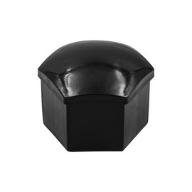 NUZAMAS 20Pcs Wheel Nut Caps 17mm Black Wheel Nut Covers Hexagonal Wheel Bolt Nut Cap Covers with Removal Tool Universal Tyre Hub Covers Lug Nut Bolt Cap Covers