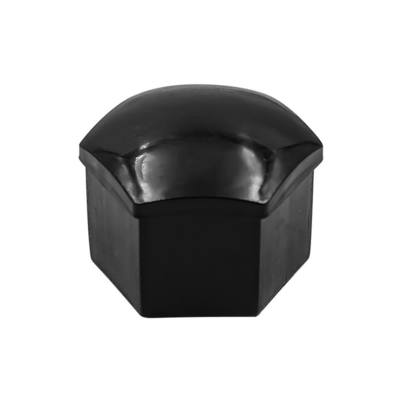 NUZAMAS 20Pcs Wheel Nut Caps 17mm Black Wheel Nut Covers