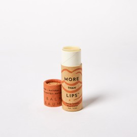More Than Lips Vegan and Cruelty-free Lip Balm, Natural, Plastic Free and Sustainable Packaging, Hand Made in Canada, Long Lasting, Made for Sensitive Skin (8.5 G, Blood Orange)