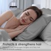 LINENOVA 100% Bamboo Pillowcase King Size Set of 2 -
